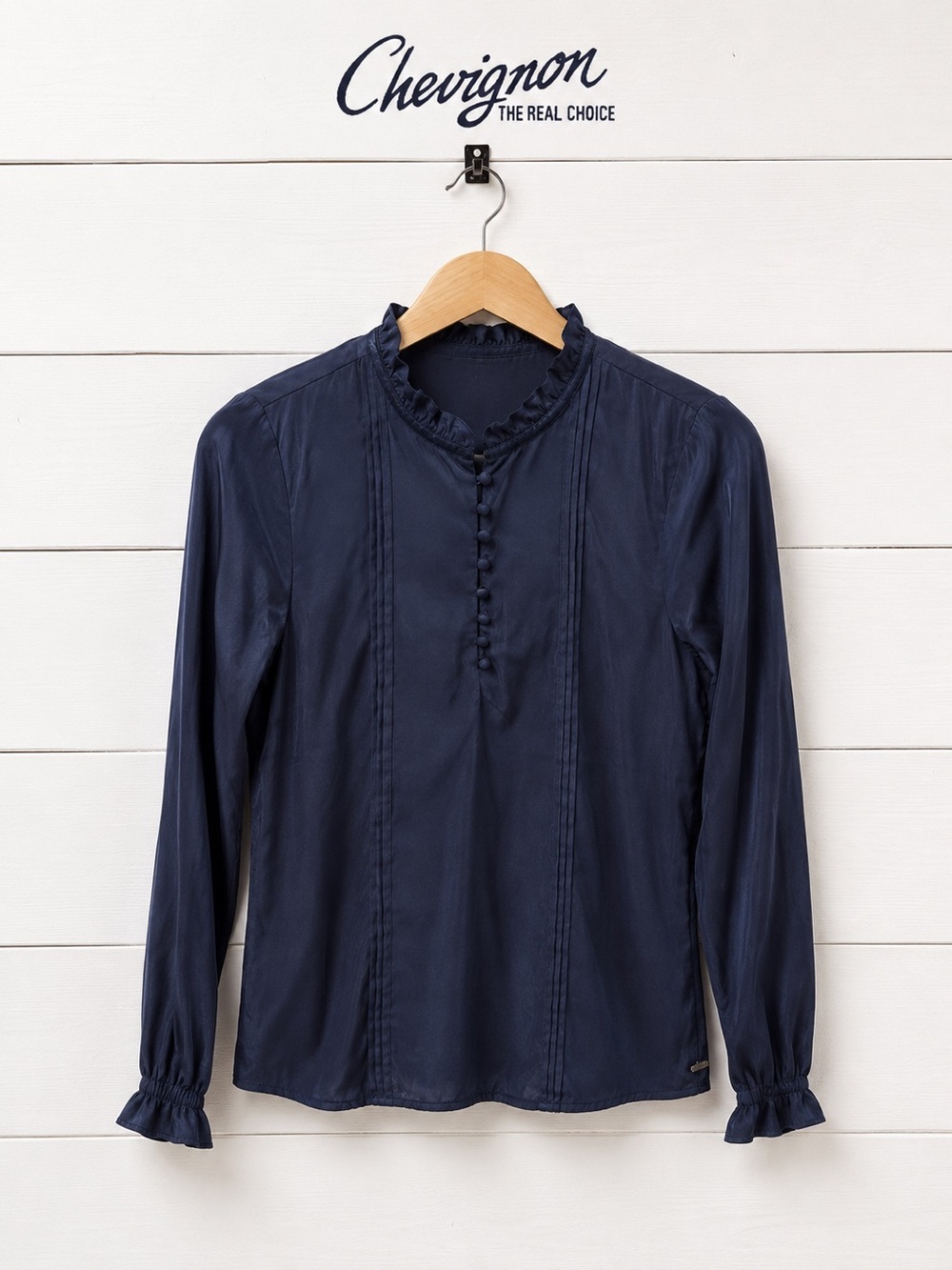 CHEVIGNON – Victorian-Inspired Blouse – Size S